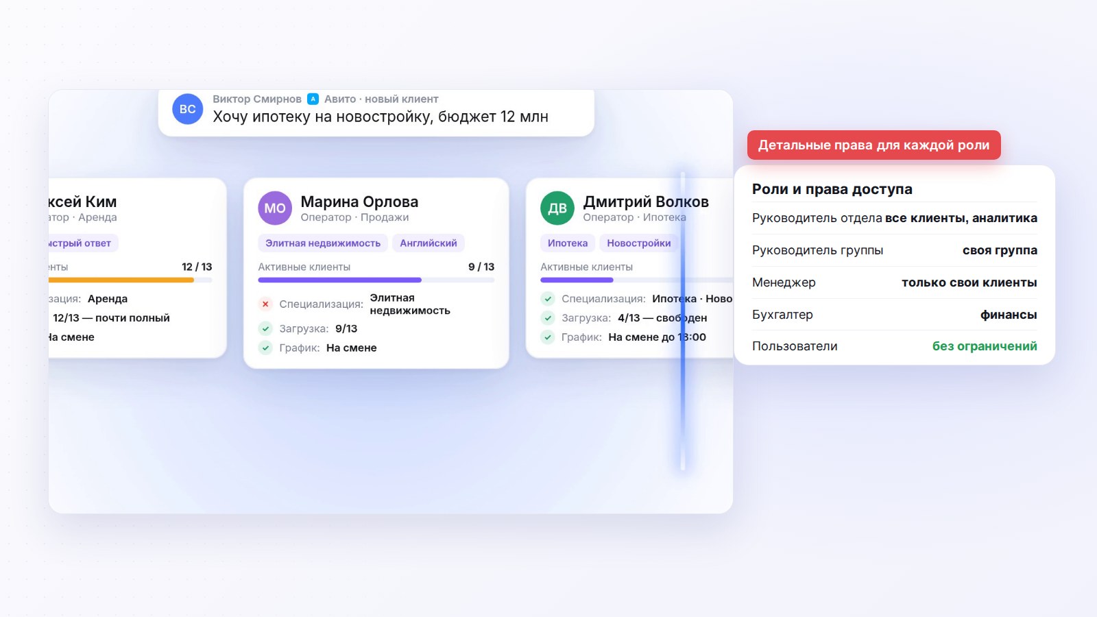CRM для большого отдела продаж: аналитика команды и распределение нагрузки в Mestra