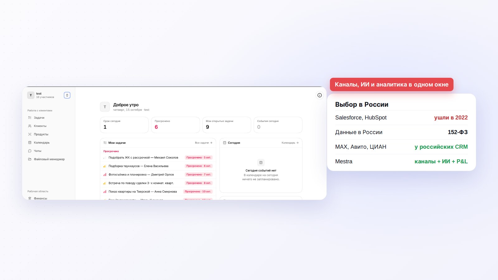 Mestra: российский аналог мировых CRM